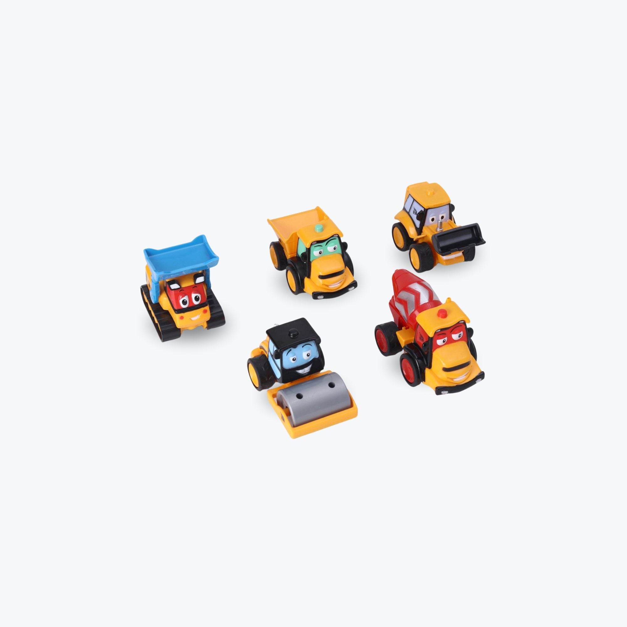 My first JCB Muddy Friends ( Pack of 5), Pull Back Toy