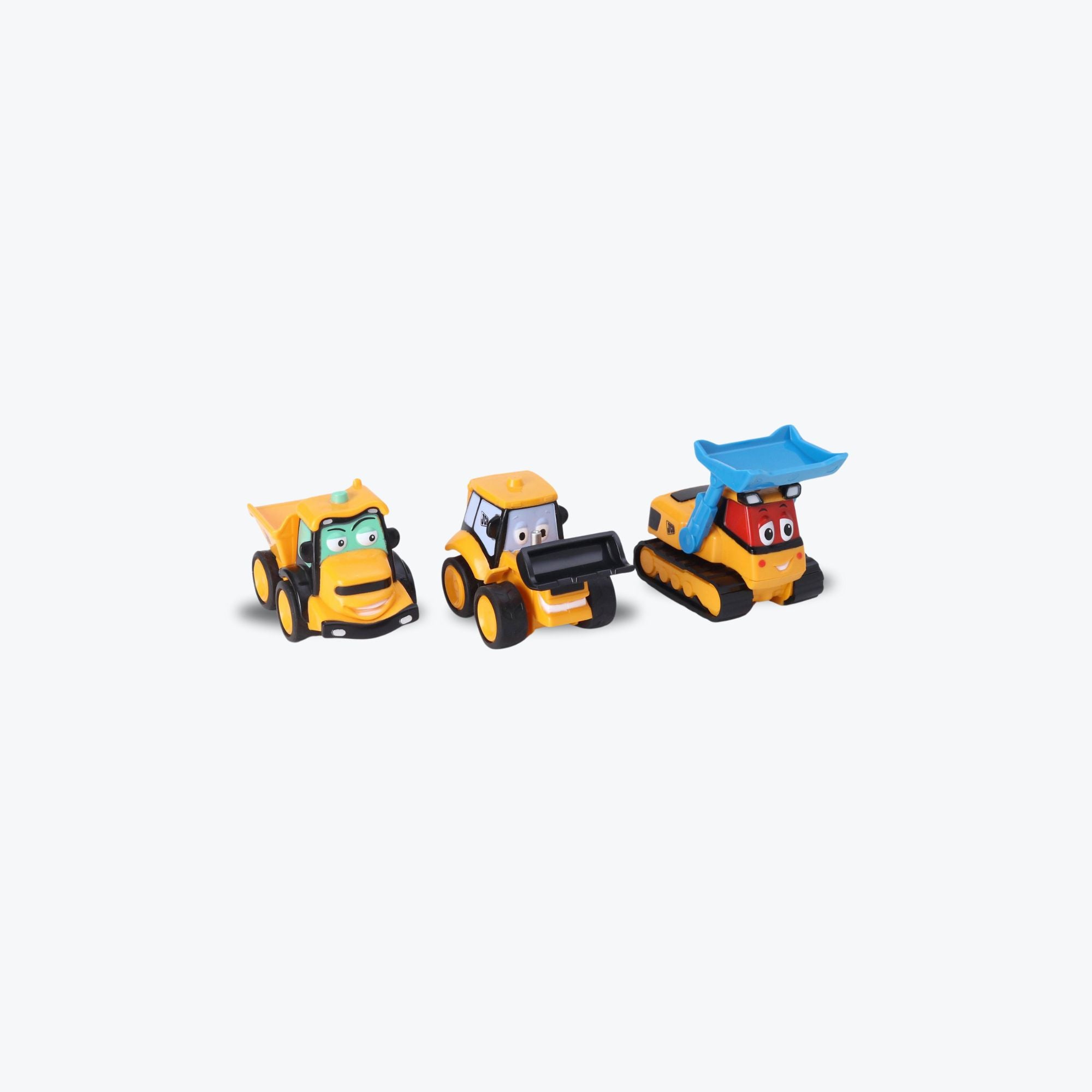 My first JCB Muddy Friends ( Pack of 3), Pull Back Toy