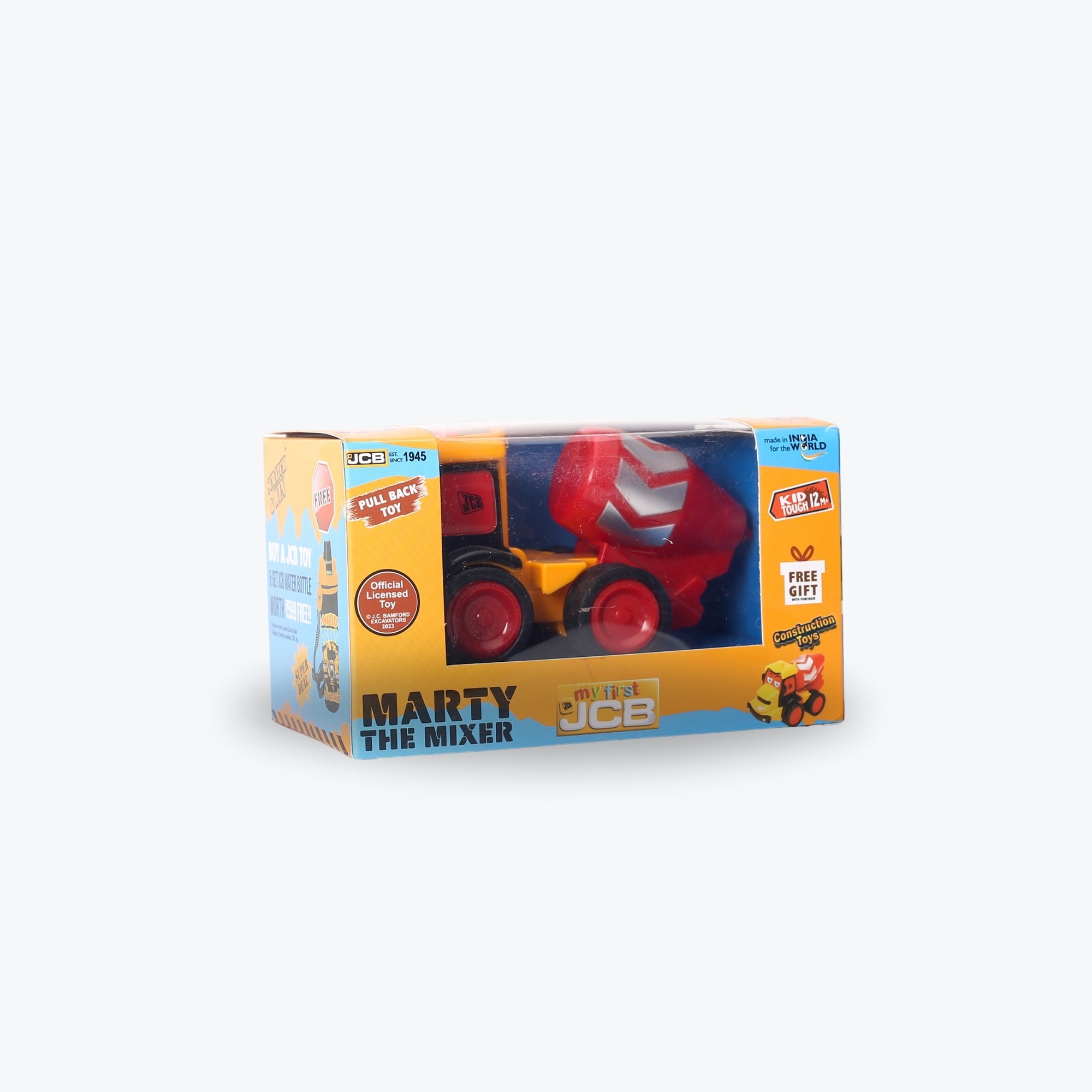 My First Jcb Marty the Mixer, Pull Back Toy