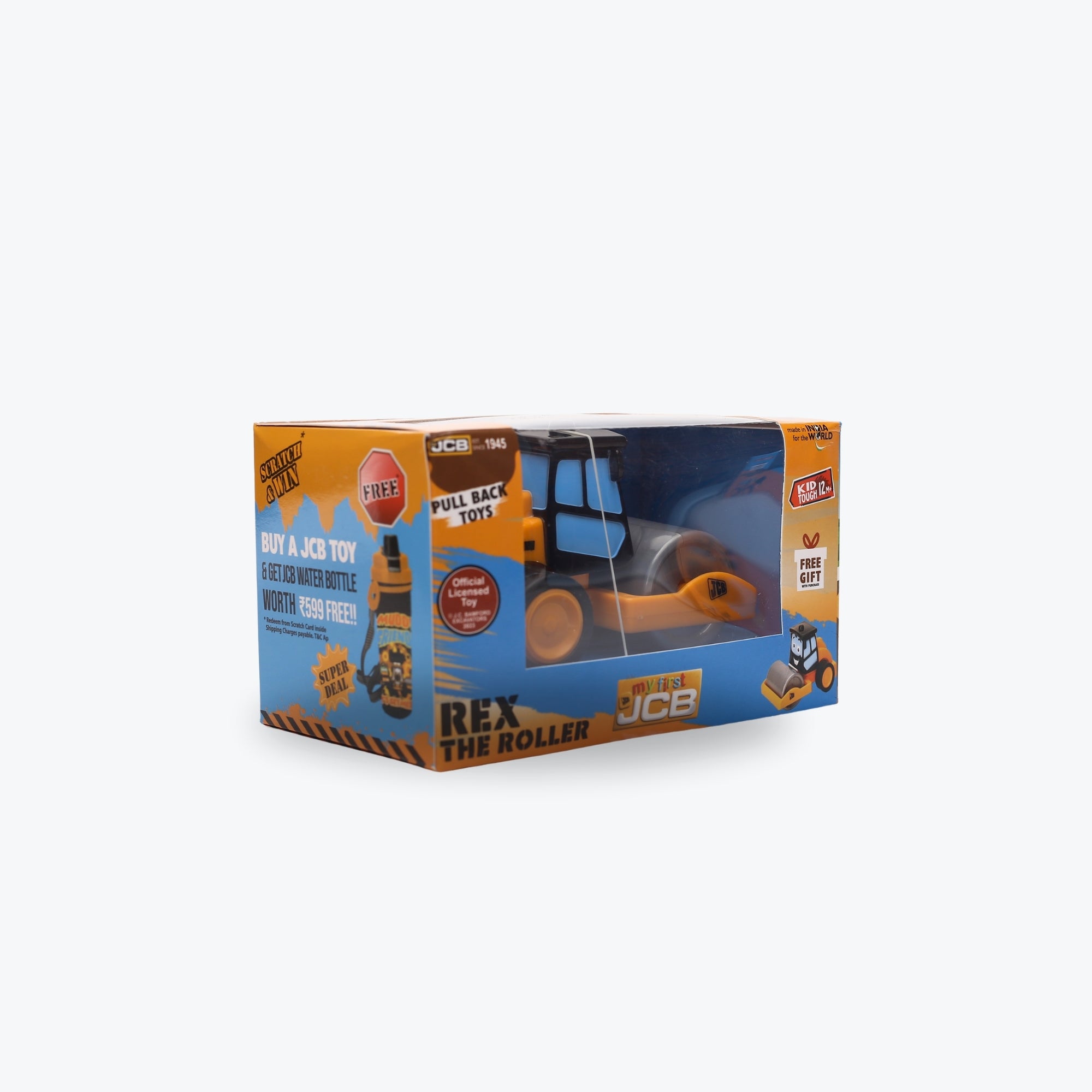 My First Jcb Rex the Roller, Pull Back Toy