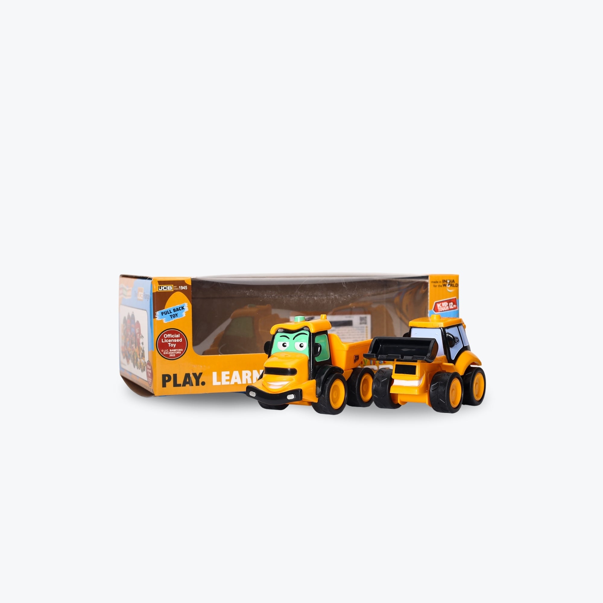 My first JCB Muddy Friends ( Pack of 2), Pull Back Toy